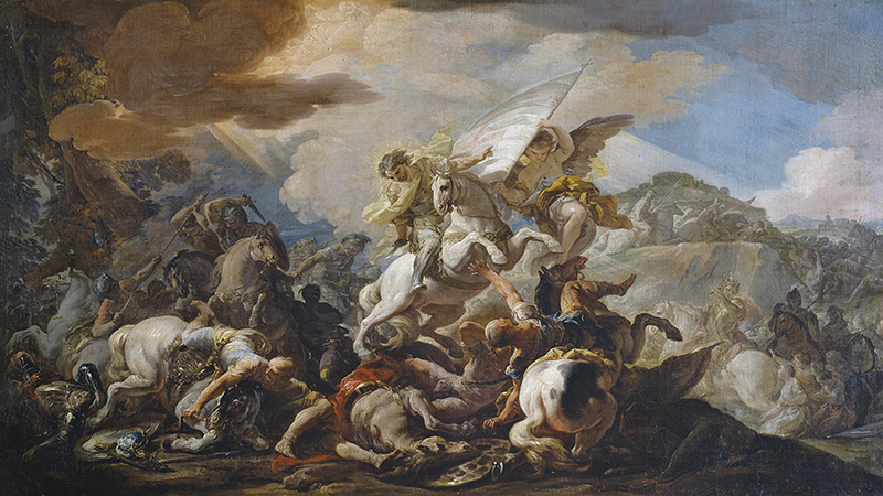 Santiago en la batalla de Clavijo